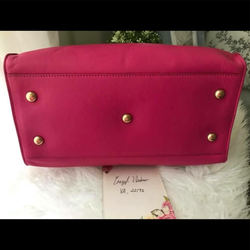 ❌SOLD❌ YSL  "Classic Y Cabas" in Fuchsia Pink - Picture 8 of 8